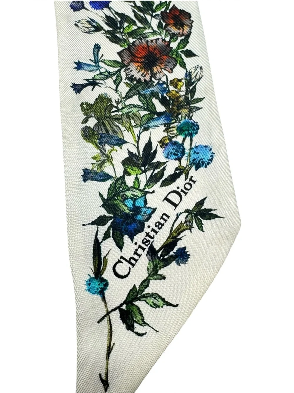 🌈 Christian Dior D-Millefiori Mitzah Silk Scarf Twilly